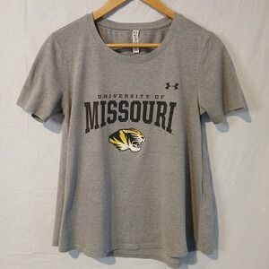 Women's Size Small / Medium University Of Missouri Under Armor Swing T-shirt